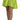 Dsquared² Green High Waist A-line Pleated Mini Women Skirt