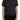 Dsquared² Top negro de manga corta con botones y cuello a cuadros