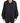Dsquared² Camisa negra de manga larga con botones y cuello a cuadros