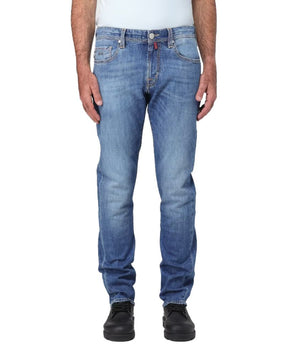 Tramarossa Blue Cotton Men's Jeans