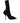 Dolce & Gabbana Black Stiletto Heels Mid Calf Boots Shoes