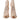 Dolce & Gabbana Beige Stretch Taormina Lace Boots Shoes