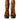 Dolce & Gabbana Brown Tiger Fur Leather Mid Calf Boots Shoes