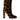 Dolce & Gabbana Brown Giraffe Leather Mid Calf Boots Shoes