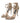 Dolce & Gabbana Beige Leather Strappy Heels Sandals Shoes