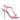 Dolce & Gabbana Pink Leather Embellished Heels Sandals Shoes