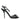 Dolce & Gabbana Black Viscose Crystal Bow Heels Sandals Shoes