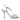 Dolce & Gabbana Silver Viscose Crystal Heels Sandals Shoes