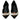 Dolce & Gabbana Black Suede Leather Amari Heels Pumps Shoes