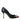 Dolce & Gabbana Black Leather WOW Patch Heels Pumps Shoes