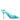 Dolce & Gabbana Blue Leather Mesh High Heels Slingback Shoes