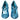 Dolce & Gabbana Blue Sequin Mary Jane Pumps High Heels Shoes