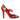 Dolce & Gabbana Red Leather Embellished Mary Jane Pumps Heels Shoes