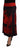 Dsquared² Red Printed High Waist A-line Pleated Midi Skirt Dsquared² 