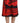 Dsquared² Red Printed High Waist Wide Leg Cropped Pants