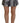 Dsquared² Gray Black Stripes Mid Waist A-line Mini Skirt