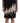 Dsquared² Black Tie Dye Mesh Long Sleeves Cotton Shift Dress
