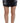 Dsquared² Black Distressed Mid Waist A-line Denim Mini Skirt