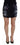 Dsquared² Black Distressed Mid Waist A-line Denim Mini Skirt Dsquared² 