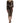 Dolce &amp; Gabbana Brown Leopard Print Bodycon V-neck Midi Dress