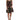 Dolce & Gabbana Black Floral Silk A-line Sleeveless Dress