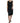 Dolce &amp; Gabbana Black Polyester Lace Trim Sheath Midi Dress