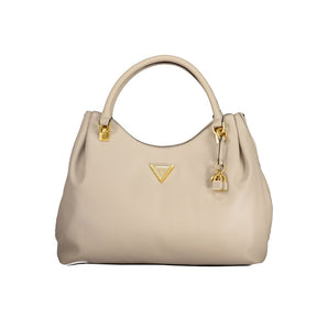 Guess Jeans Beige Polyethylene Handbag