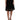 Dolce & Gabbana Black Nylon Lace Trim High Waist A-line Skirt