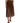 Dolce &amp; Gabbana Brown Polyester Pleated High Waist Midi Skirt
