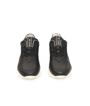 Cerruti 1881 Men's Blue Leather Sneakers