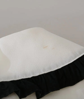 Dolce &amp; Gabbana White Silk Shirt Ruffle Routed Collar Blouse