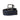 Dolce & Gabbana Black Blue Logo Silver Metal Buckle Belt