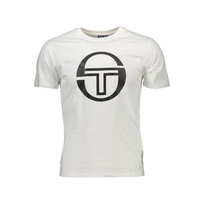 Sergio Tacchini White Cotton T-Shirt