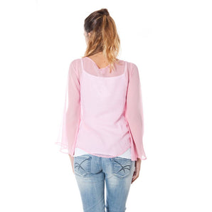 Phard Pink Silk Tops & T-Shirt