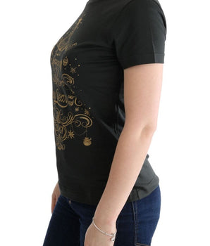 Dolce & Gabbana Emerald Green Cotton Tee with 2017 Print Dolce & Gabbana 