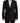 Dolce &amp; GabbanaChaqueta tipo blazer de poliéster negro con botonadura simple