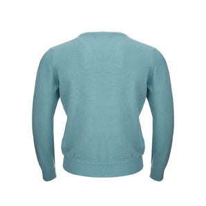 Gran Sasso Turquoise Cashmere Sweater Elegance