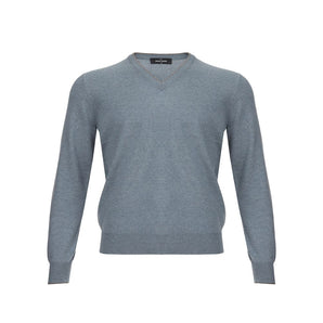 Gran Sasso Elegant Cashmere Sweater in Chic Gray