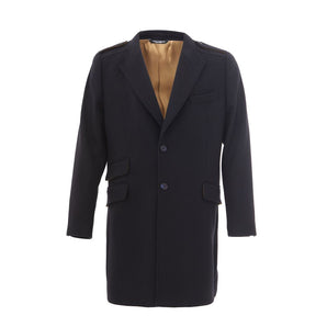 Dolce &amp; Gabbana Elegant Blue Wool Jacket for Men