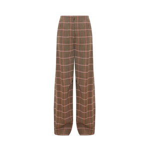 Lardini Elegant Brown Viscose Pants for Women