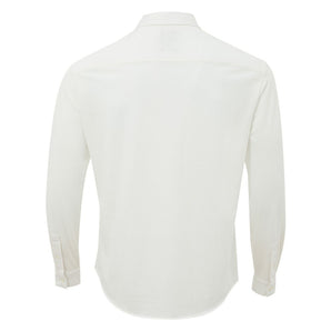 Armani Exchange Elegant White Organic Cotton Shirt