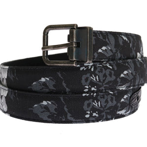 Dolce &amp; Gabbana Elegant Floral Patterned Men's Luxury Belt