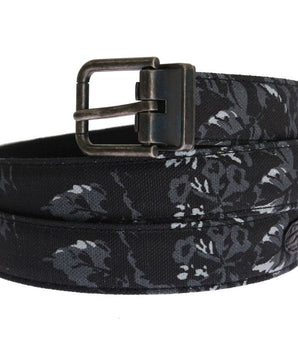Dolce & Gabbana Elegant Floral Patterned Men's Luxury Belt Dolce & Gabbana 