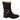 Dolce & Gabbana Black Leather Buckle Mid Calf Boots Shoes