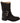 Dolce & Gabbana Black Leather Buckle Mid Calf Boots Shoes