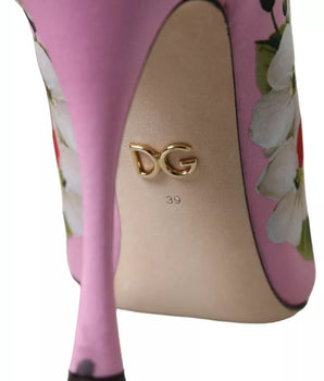 Dolce &amp; Gabbana Botas elásticas de jersey multicolor Zapatos de tacón con punta abierta