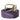 Dolce & Gabbana Purple Leather Gold Metal Buckle Belt Men