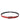 Dolce & Gabbana Red Leather Silver Metal Buckle Belt Men