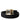 Dolce & Gabbana Cinturón Grosgrain Negro Con Hebilla De Metal Dorado Hombre