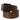 Dolce & Gabbana Metallic Bronze Leather Square Metal Buckle Belt